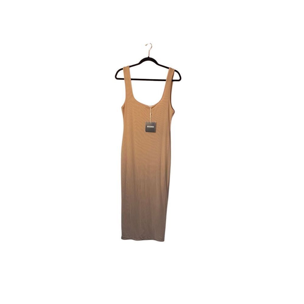 NWT misguided women’s full length, nude body con slip size 8